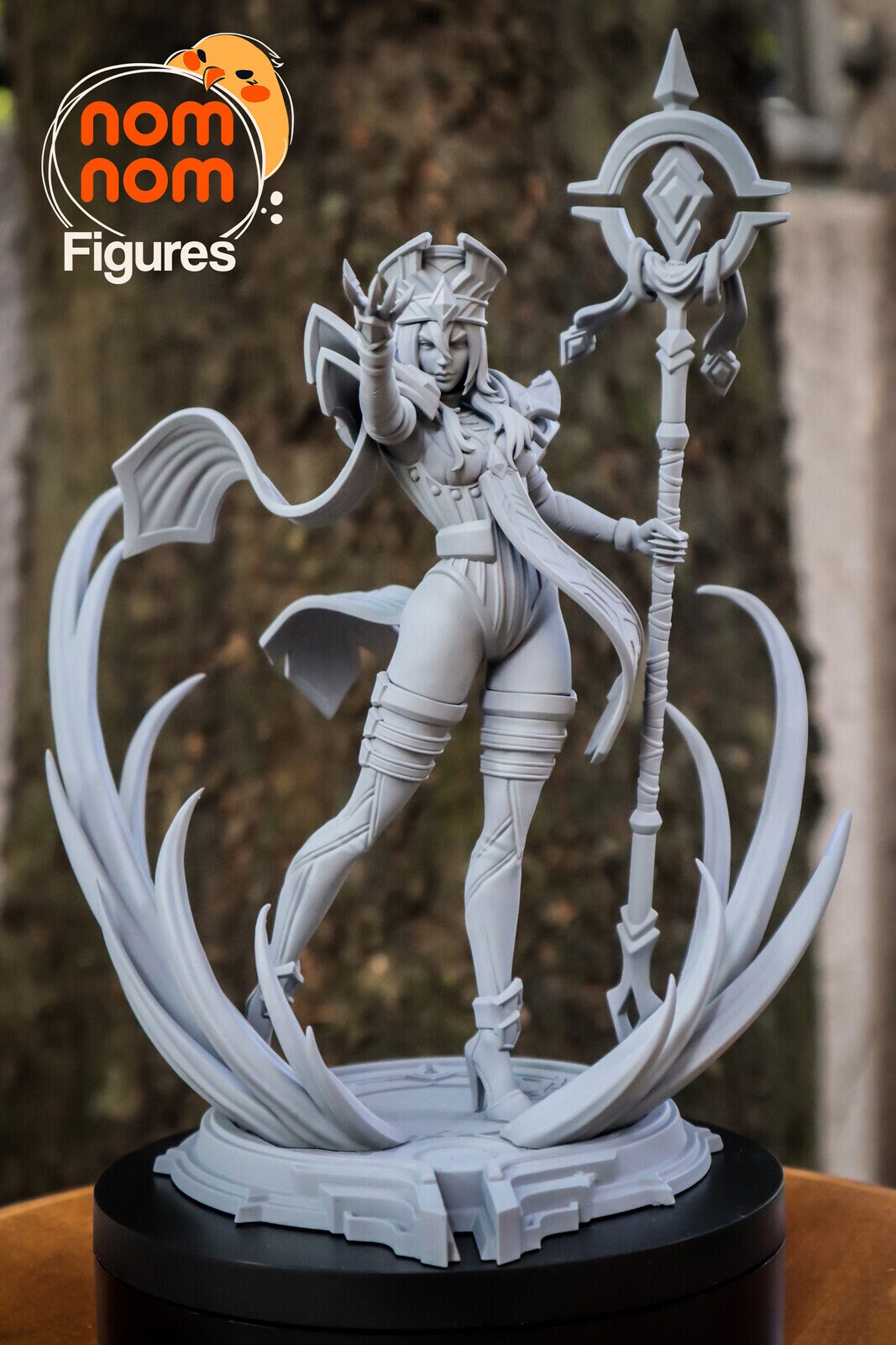 Scarlet Inquisitor | Resin Garage Kit Figure Video Game Fan Art | Nomnom Figures