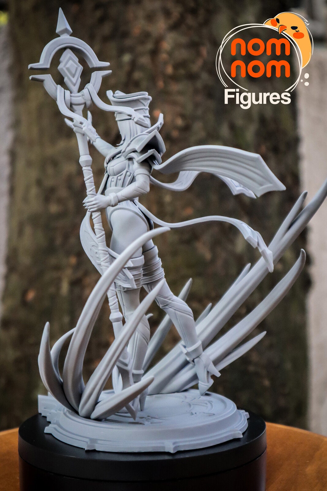 Scarlet Inquisitor | Resin Garage Kit Figure Video Game Fan Art | Nomnom Figures