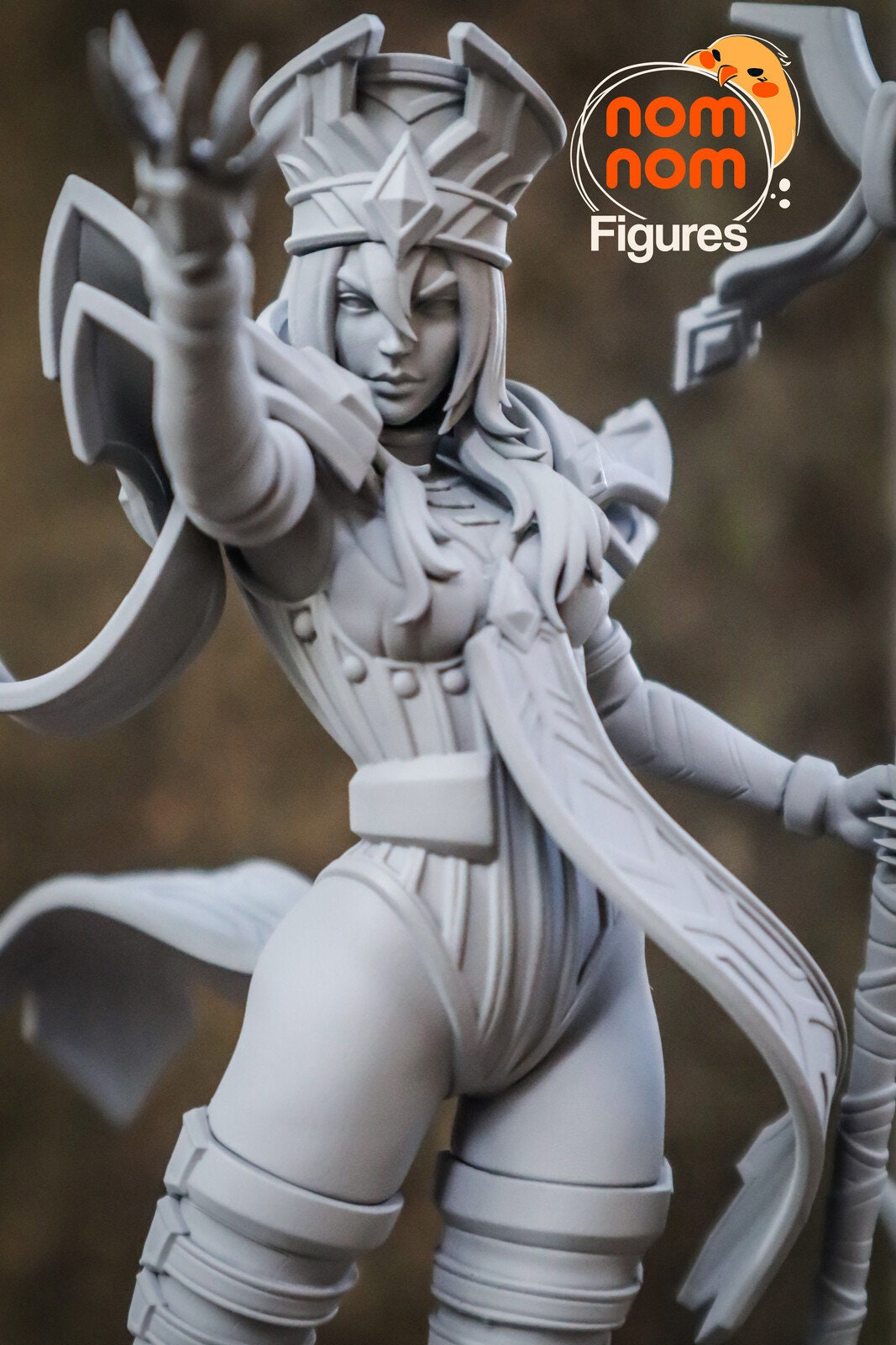 Scarlet Inquisitor | Resin Garage Kit Figure Video Game Fan Art | Nomnom Figures