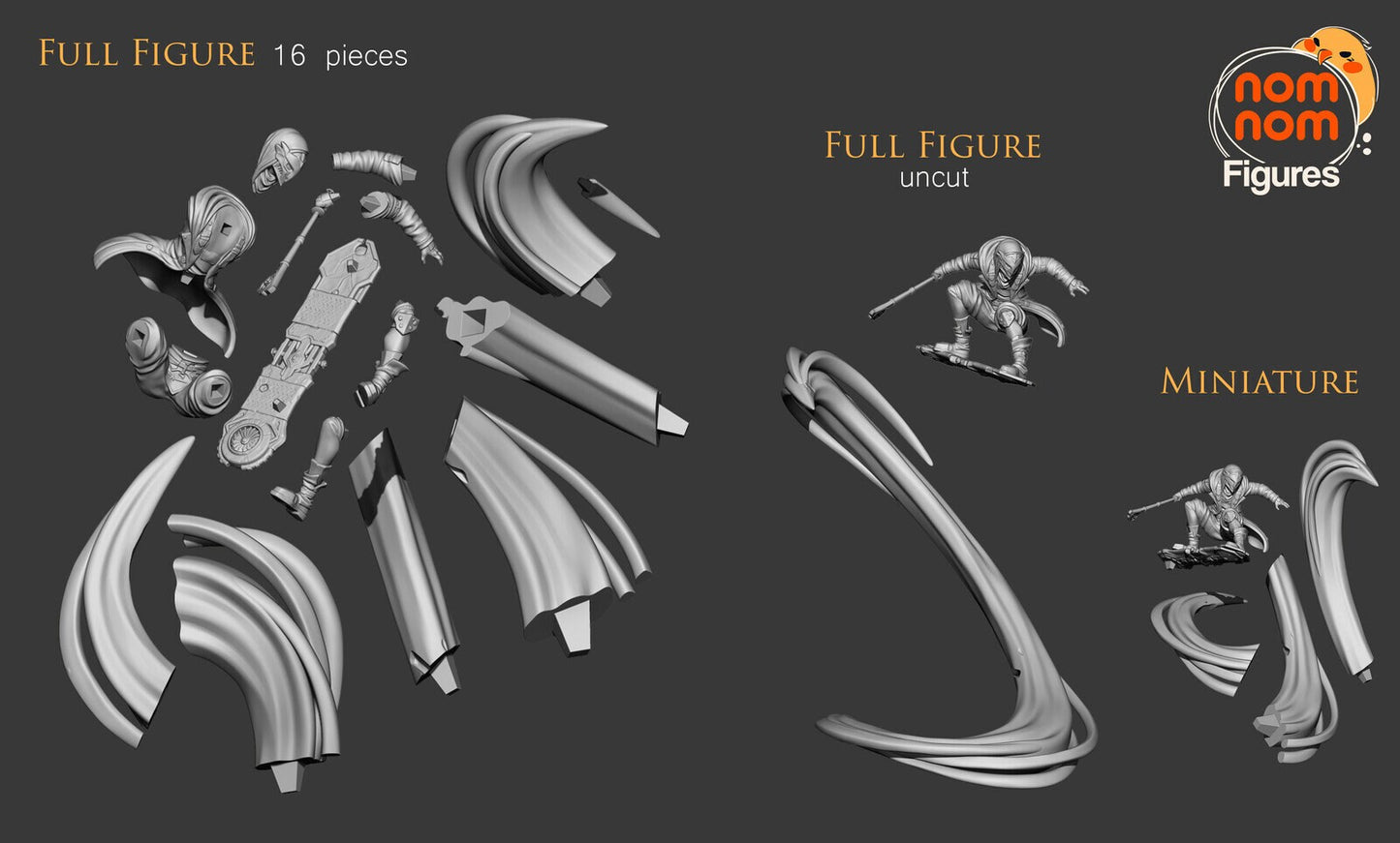 Loose Cannon | Resin Garage Kit Figure Show Video Game Fan Art | Nomnom Figures