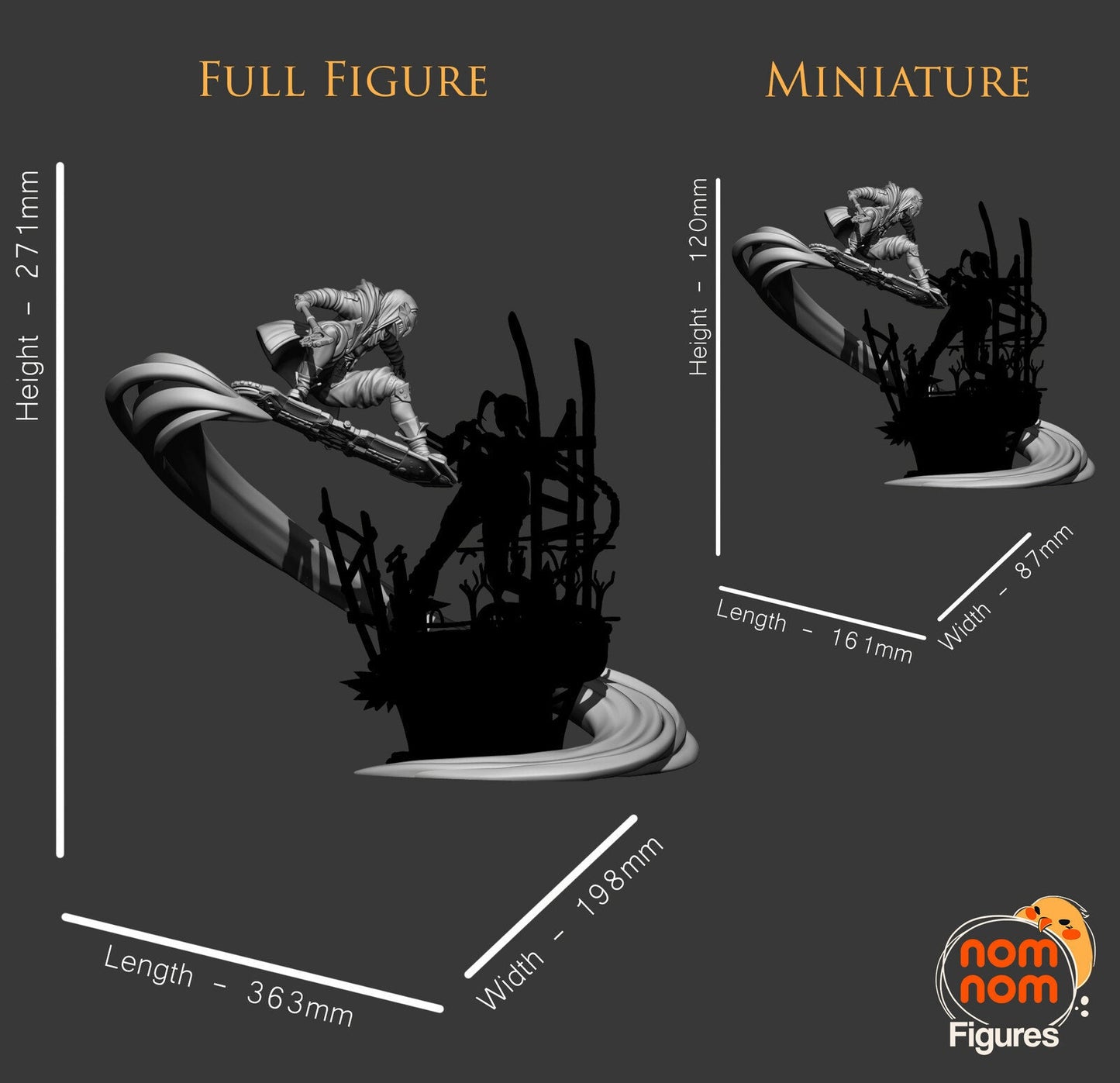 Loose Cannon | Resin Garage Kit Figure Show Video Game Fan Art | Nomnom Figures