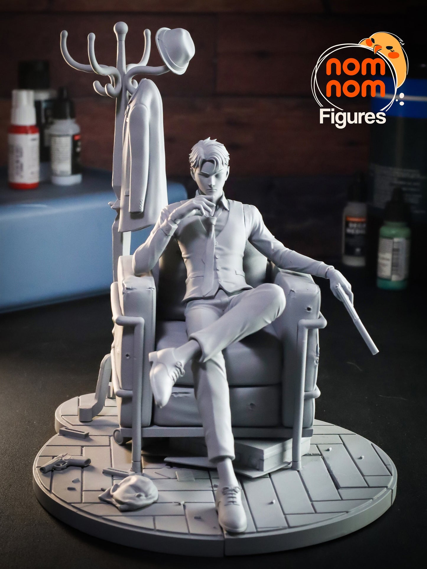 Suave Spy Family Man | Resin Garage Kit Figure Anime Fan Art | Nomnom Figures