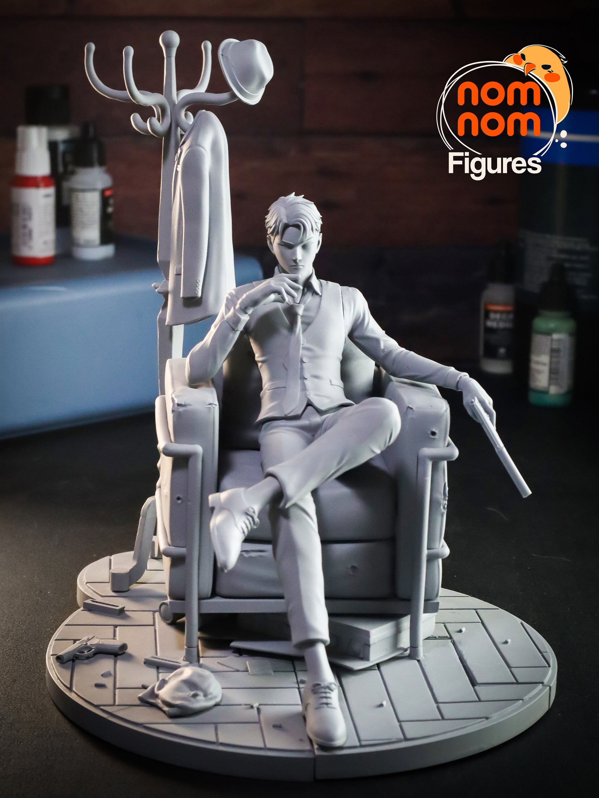 Suave Spy Family Man | Resin Garage Kit Figure Anime Fan Art | Nomnom Figures