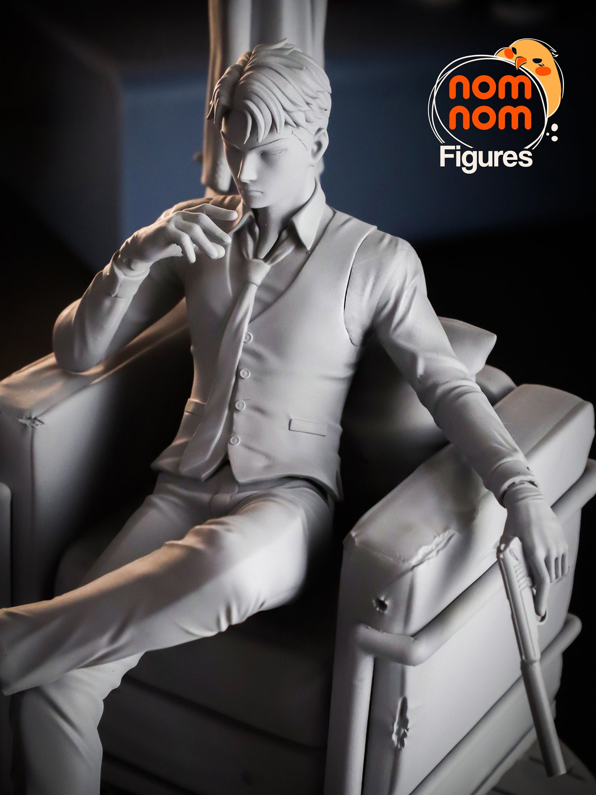 Suave Spy Family Man | Resin Garage Kit Figure Anime Fan Art | Nomnom Figures