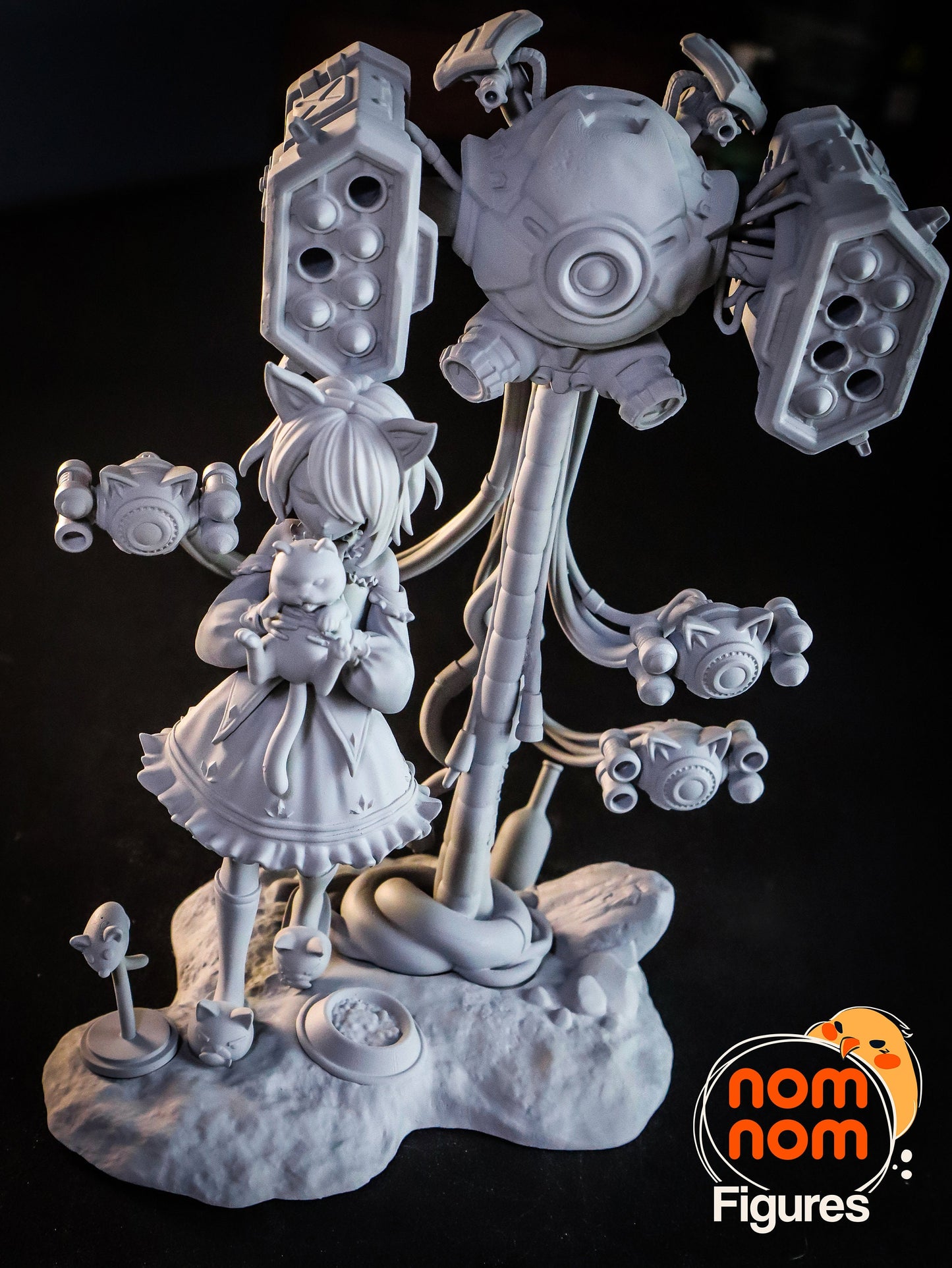 Luna x Tofu | Resin Garage Kit Figure Original Character | Nomnom Figures