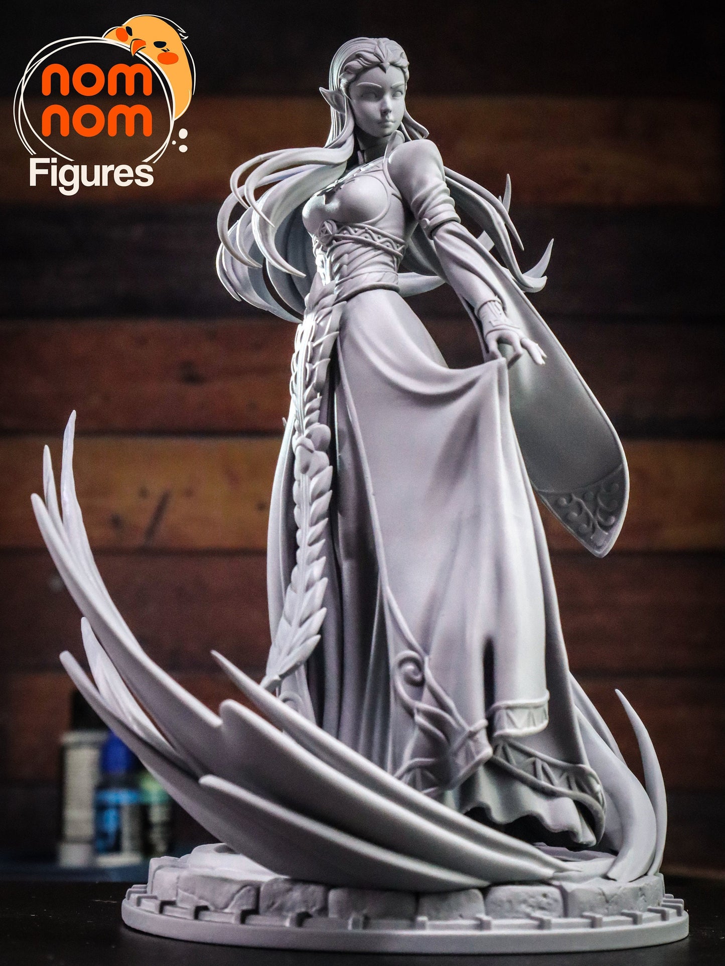 Powerful Princess | Resin Garage Kit Figure Video Game Fan Art | Nomnom Figures