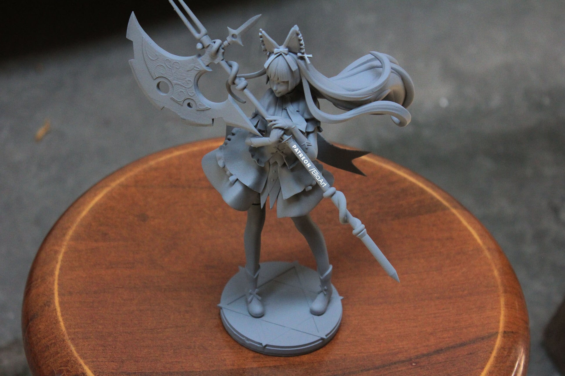 Axe Girl | Resin Garage Kit Figure Anime Fan Art | Nomnom Figures