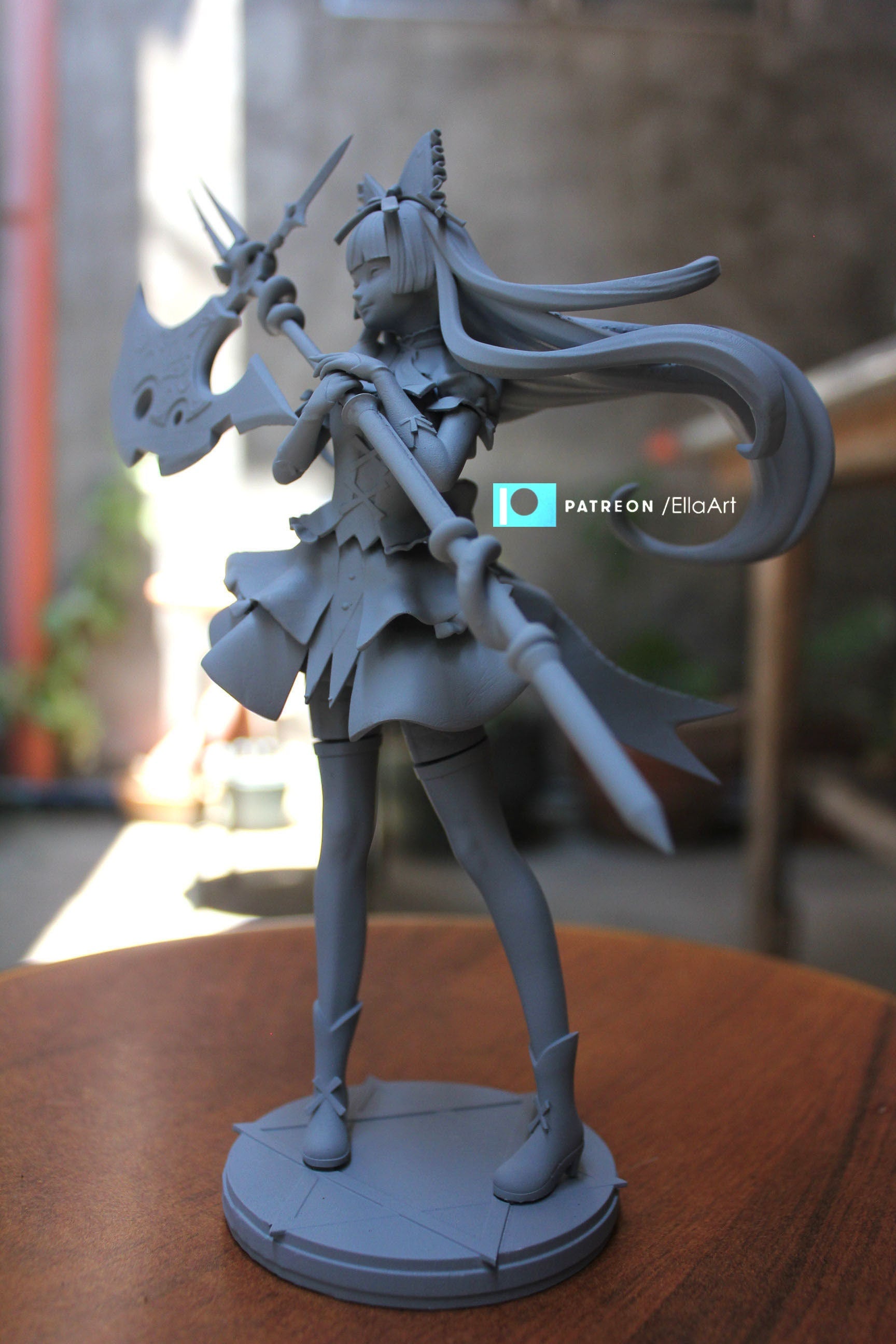 Axe Girl | Resin Garage Kit Figure Anime Fan Art | Nomnom Figures