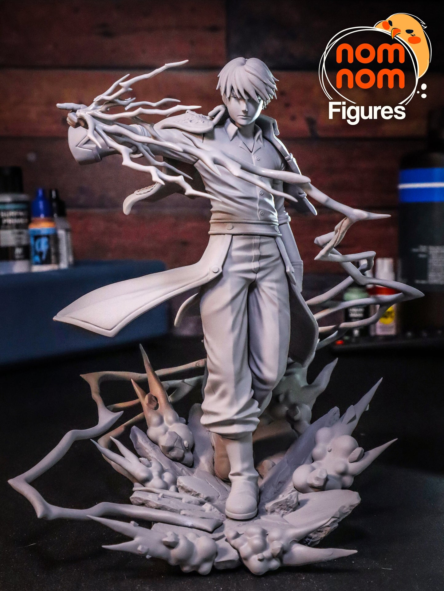 Fiery Colonel | Resin Garage Kit Figure Anime Manga Fan Art | Nomnom Figures