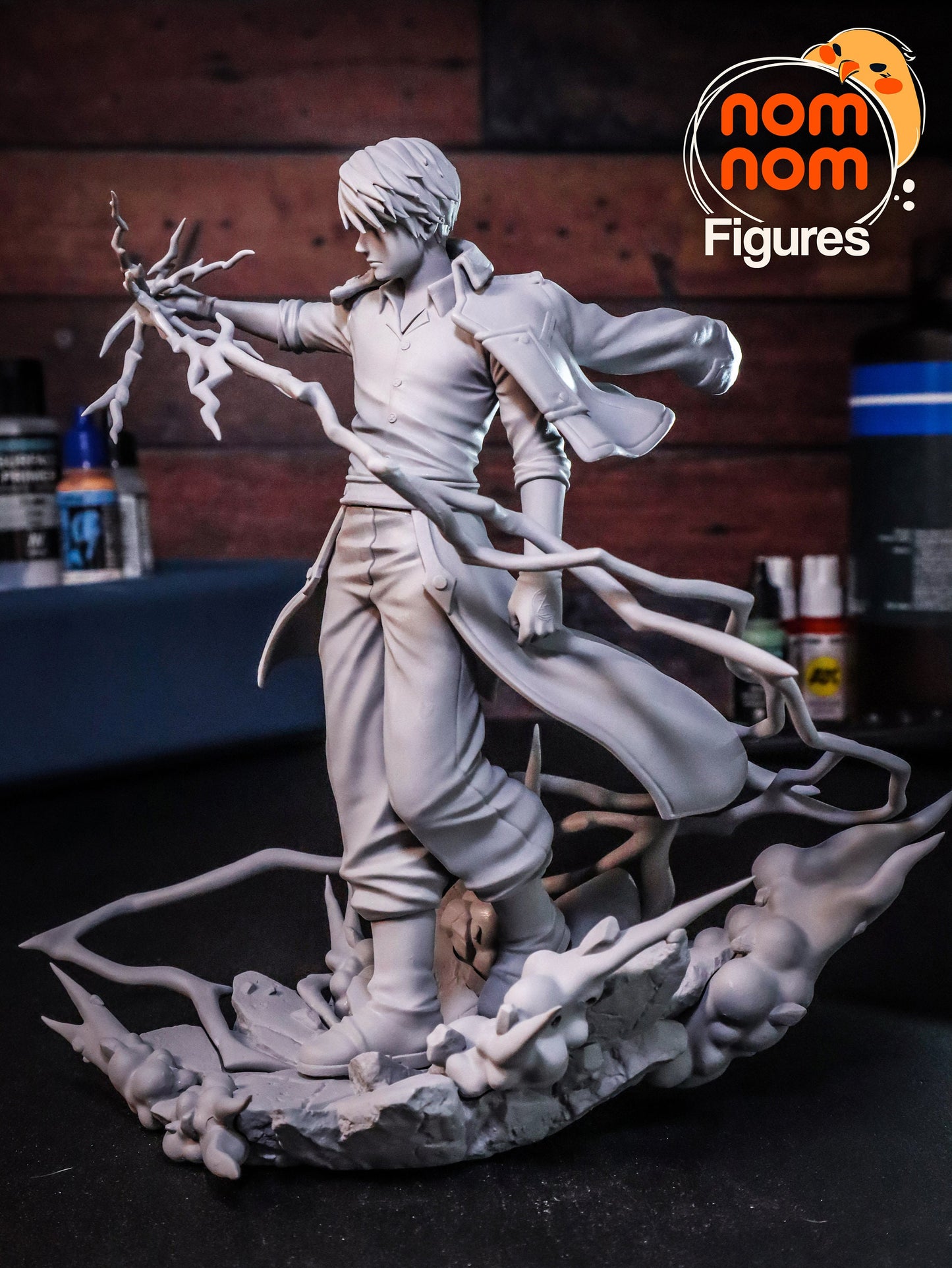 Fiery Colonel | Resin Garage Kit Figure Anime Manga Fan Art | Nomnom Figures