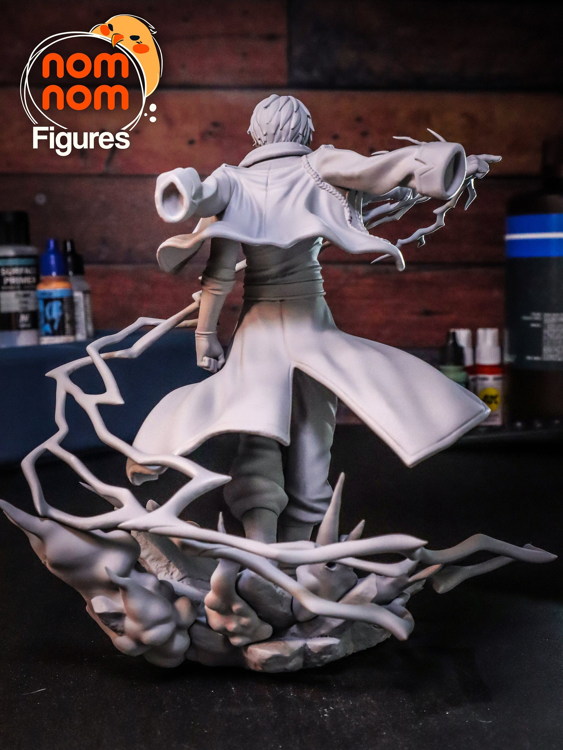Fiery Colonel | Resin Garage Kit Figure Anime Manga Fan Art | Nomnom Figures