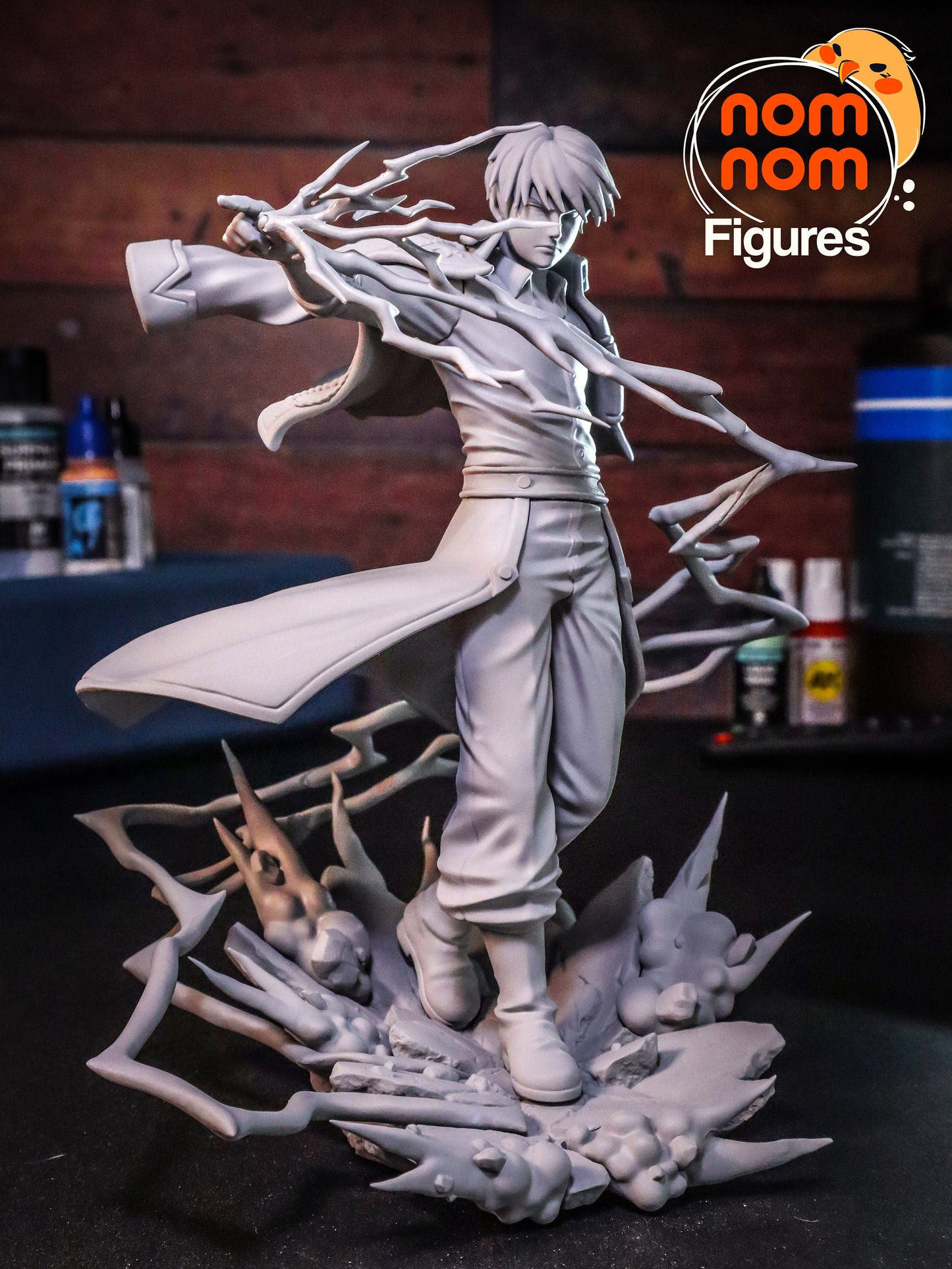 Fiery Colonel | Resin Garage Kit Figure Anime Manga Fan Art | Nomnom Figures