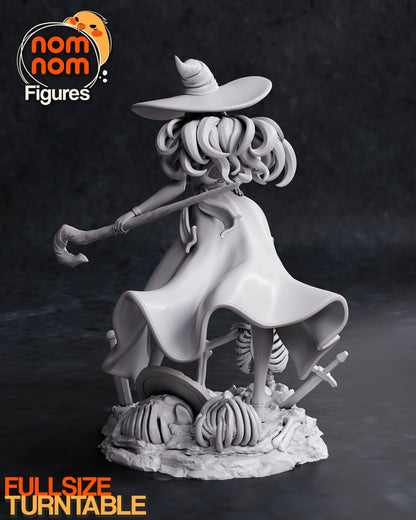 Witchy Hero | Resin Garage Kit Figure Video Game Fan Art | Nomnom Figures