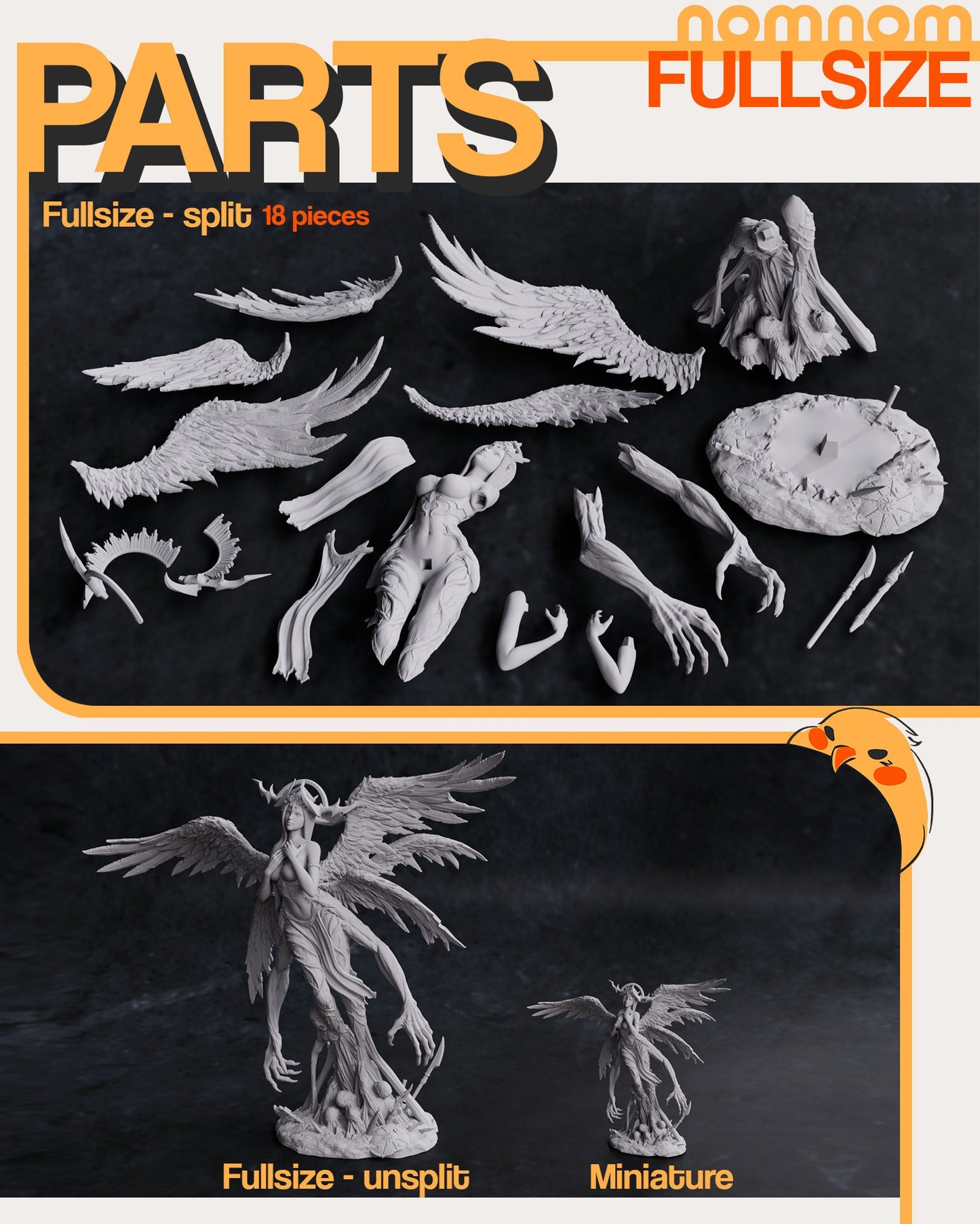 Zhazel | Resin Garage Kit Figure Original Character | Nomnom Figures