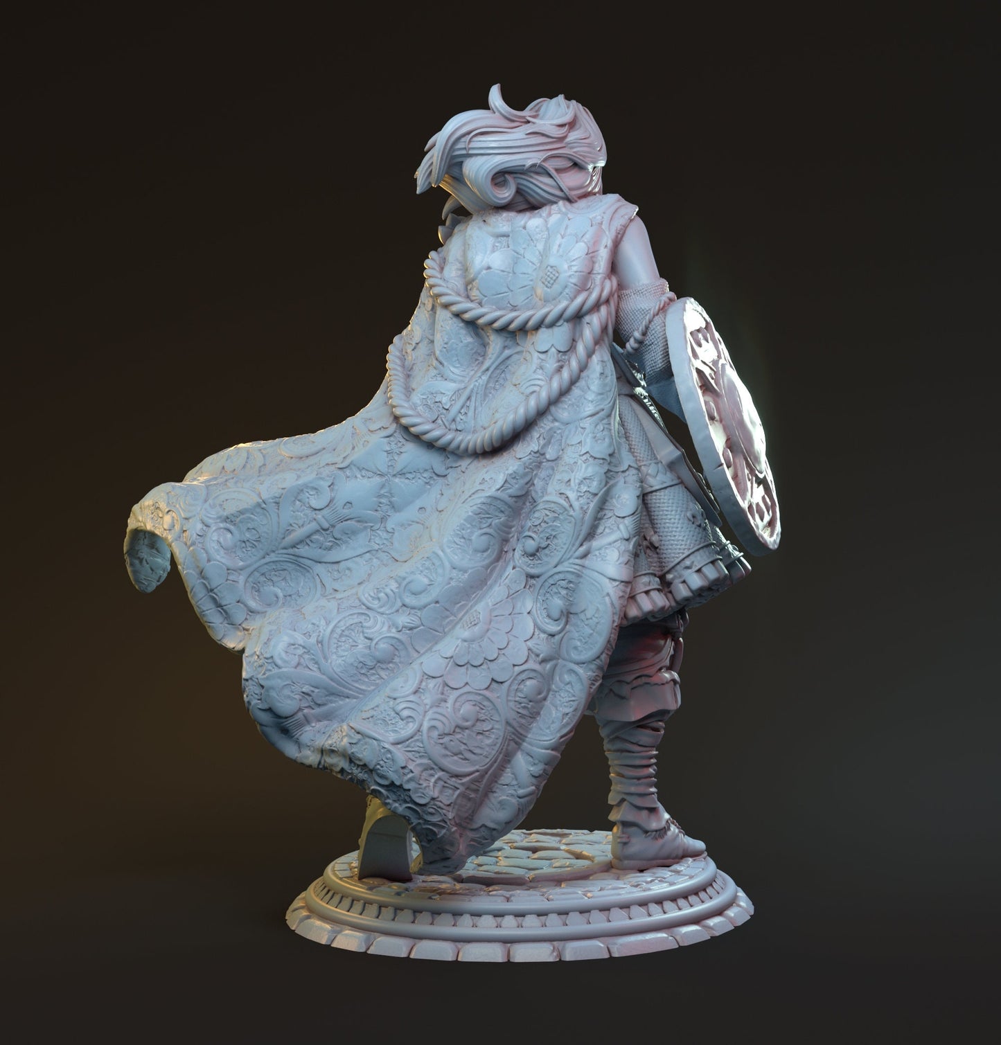 Arturia, Human Knight Queen | D&D TTRPG Miniature | Hardwitch Games