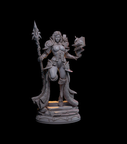 Mortsana, Human Wizard | D&D TTRPG Miniature | Hardwitch Games