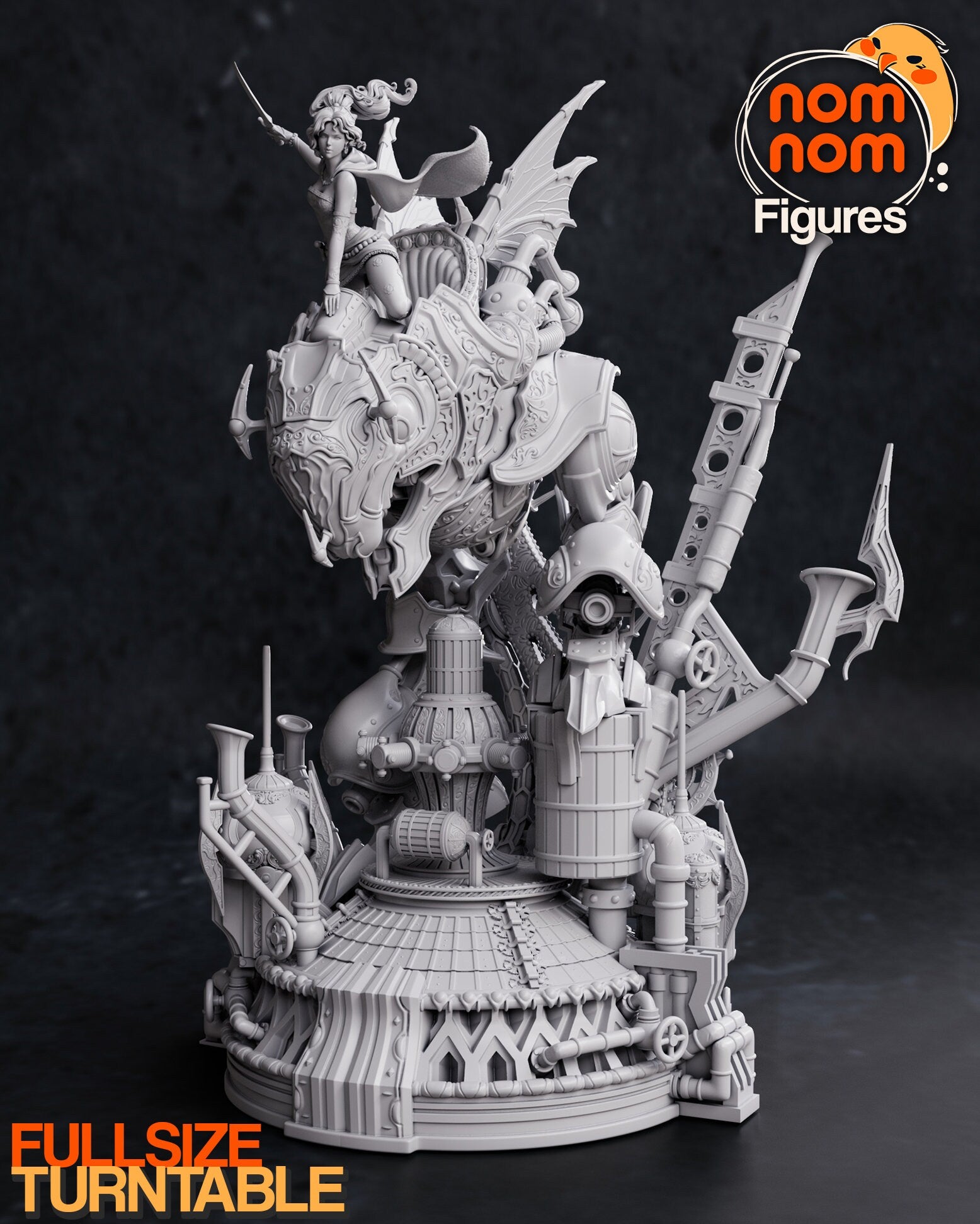 Half-Esper | Resin Garage Kit FigureGame Fan Art | Nomnom Figures