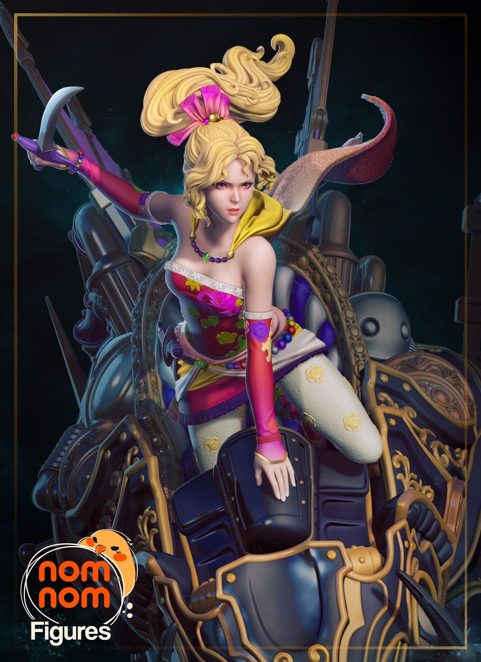 Half-Esper | Resin Garage Kit FigureGame Fan Art | Nomnom Figures