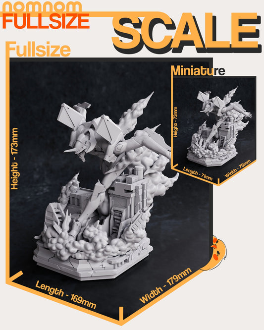 Tokyo-3 Super Mom | Resin Garage Kit Anime Fan Art | Nomnom Figures