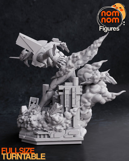 Tokyo-3 Super Mom | Resin Garage Kit Anime Fan Art | Nomnom Figures