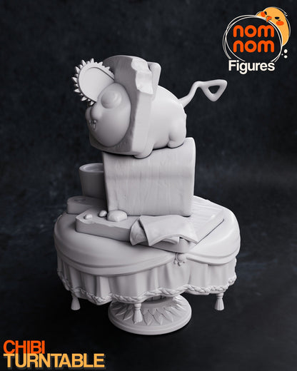Chibi Chainsaw Demon | Resin Garage Kit Figure Anime Fan Art | Nomnom Figures