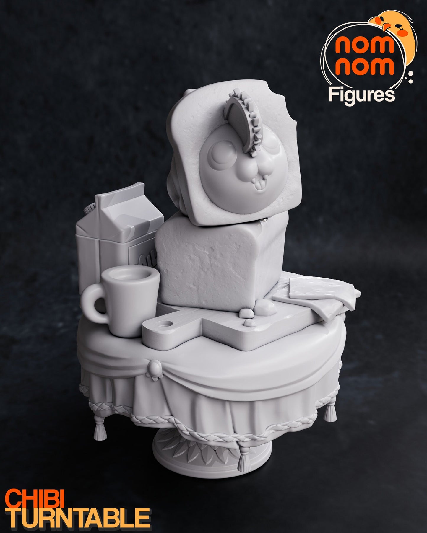 Chibi Chainsaw Demon | Resin Garage Kit Figure Anime Fan Art | Nomnom Figures