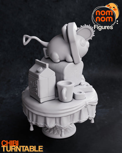 Chibi Chainsaw Demon | Resin Garage Kit Figure Anime Fan Art | Nomnom Figures