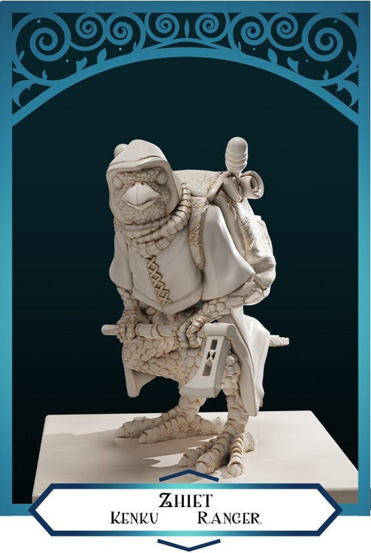 Kenku Ranger | D&D TTRPG Miniature | DnD Is A Woman | NO BASE