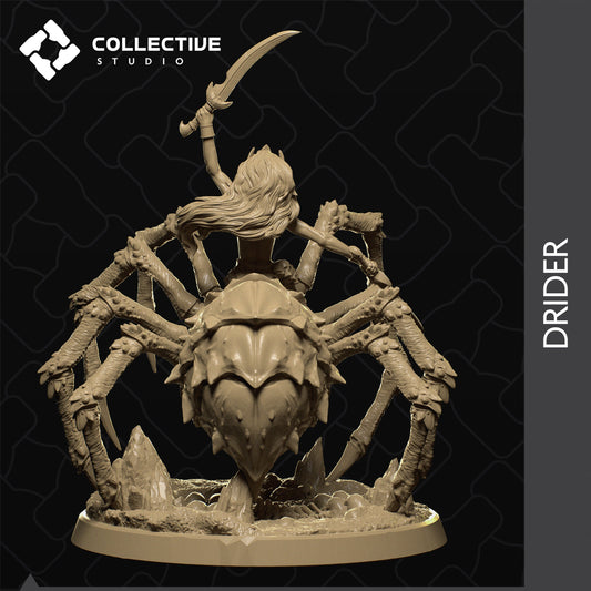 Drider, Spider Monster Woman, Underdark | Tabletop Gaming Mini or Display Figure | Collective Studio