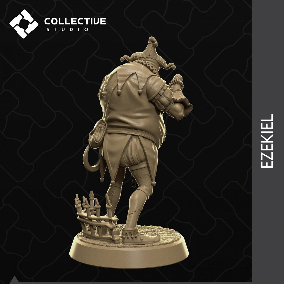 Ezekiel, Twisted Jester | Tabletop Gaming Mini or Display Figure | Collective Studio