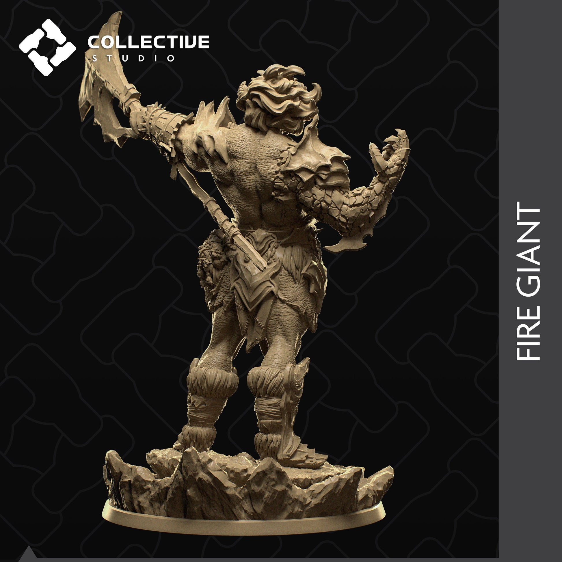 Fire Giant | Tabletop Gaming Mini or Display Figure | Collective Studio