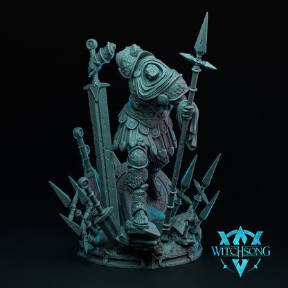 Stoneworn Sentry | Mini or Bust | D&D TTRPG Monster Miniature Statue | Witchsong Miniatures
