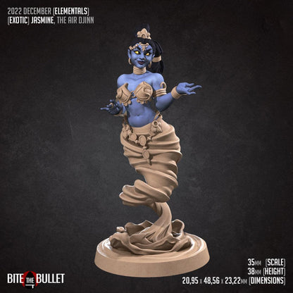 Exxotic Jasmine Genie | Pinup SFW NSFW Model Miniature | Bite the Bullet
