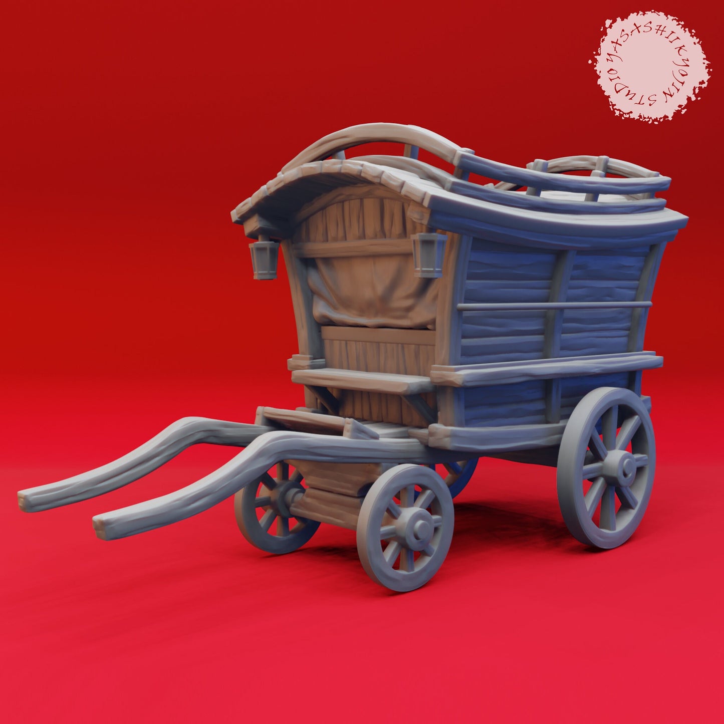 Mimic Wagon | TABLETOP SCALE | D&D TTRPG Miniature | Yasashii Kyojin Studio