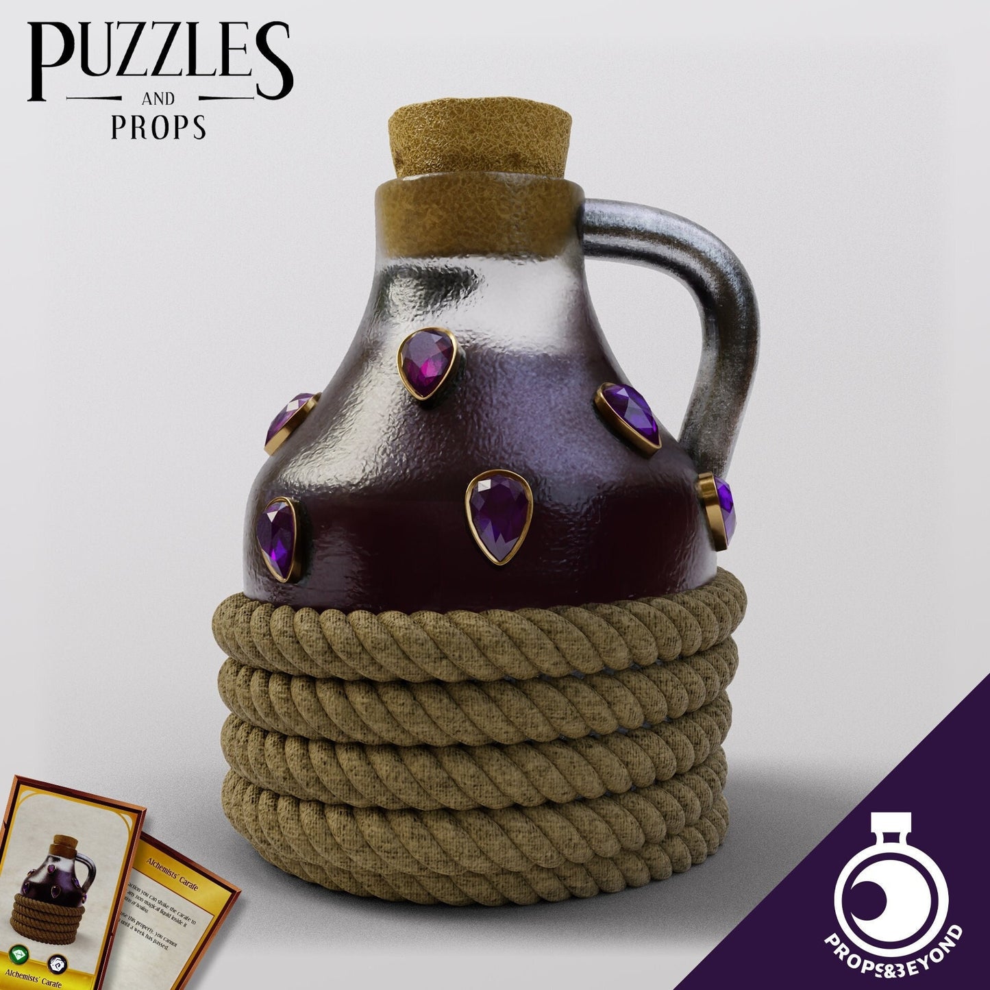 Alchemists Carafe | TTRPG LARP Gaming Prop | Puzzles & Props