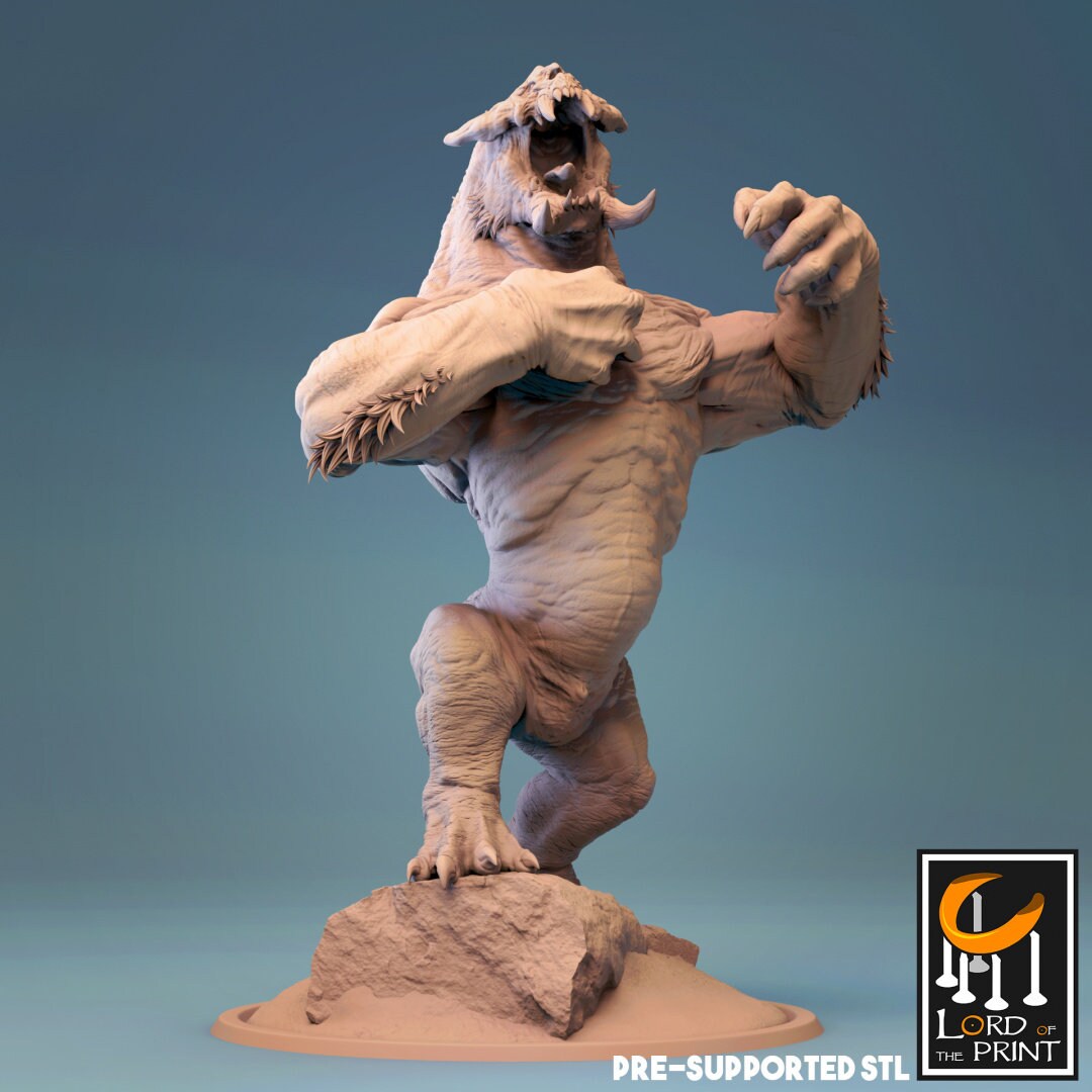 Barlgura, Abyssal Demon Ape | TABLETOP SCALE | D&D TTRPG Monster Miniature | Rescale Miniatures