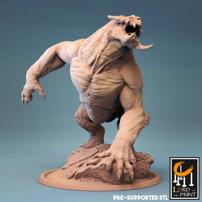 Barlgura, Abyssal Demon Ape | TABLETOP SCALE | D&D TTRPG Monster Miniature | Rescale Miniatures