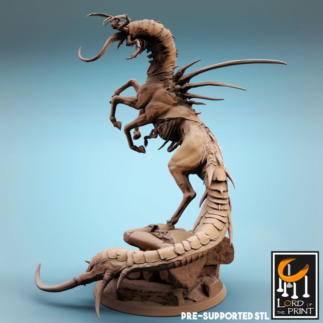 Corrupted Horses | TABLETOP SCALE | TTRPG Monster Miniature | Rescale Miniatures