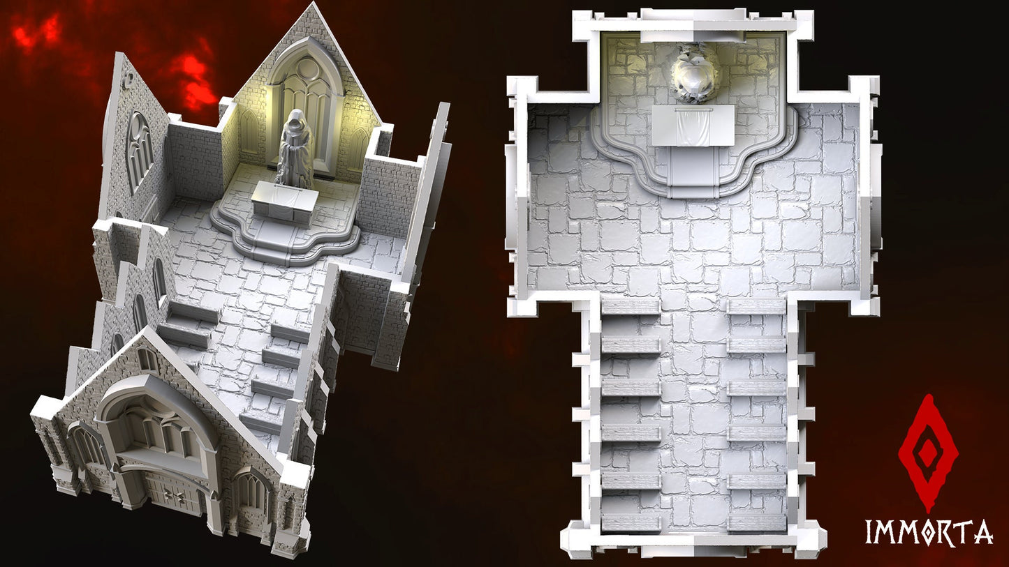 Stone Priest's Chapel | Playable 3D Printed Building | IMMORTA