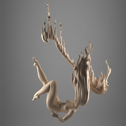 The Burning Broom | D&D TTRPG Pin Up Miniature | Blackthorn Miniatures