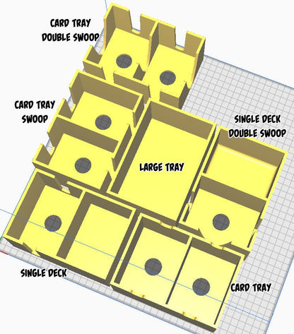 3D printed miniature gaming storage accessory called The Commander's Tome by Tattles Told 3D, featuring detailed design and compact size.