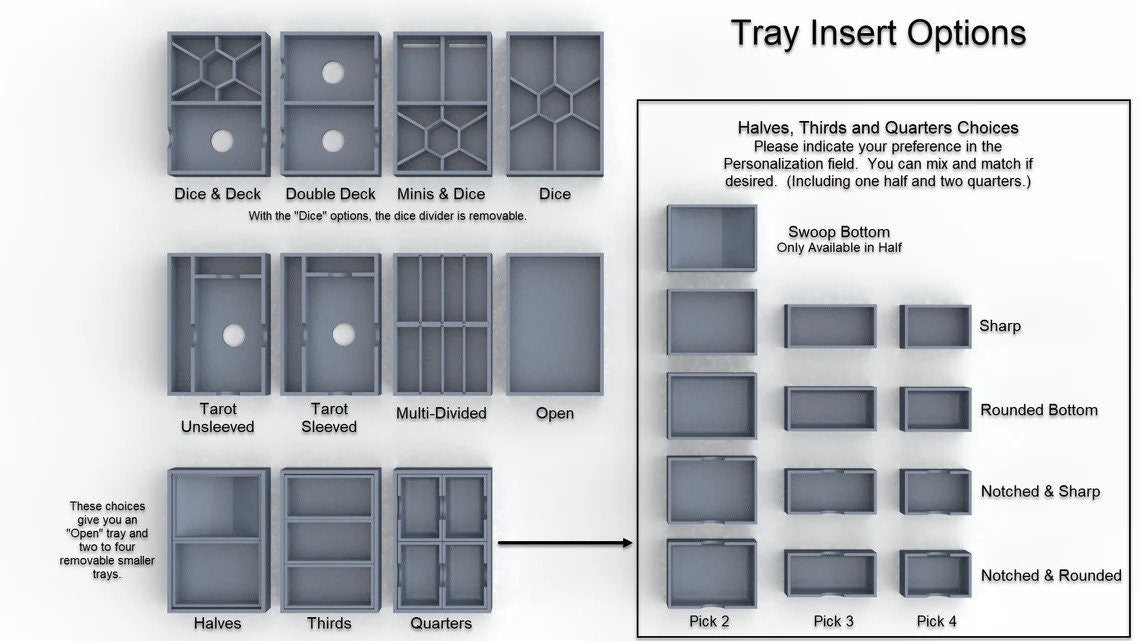 The Librarian's Tome, Dragon Tome | 3D Printed Gaming Storage Accessory | XYKit