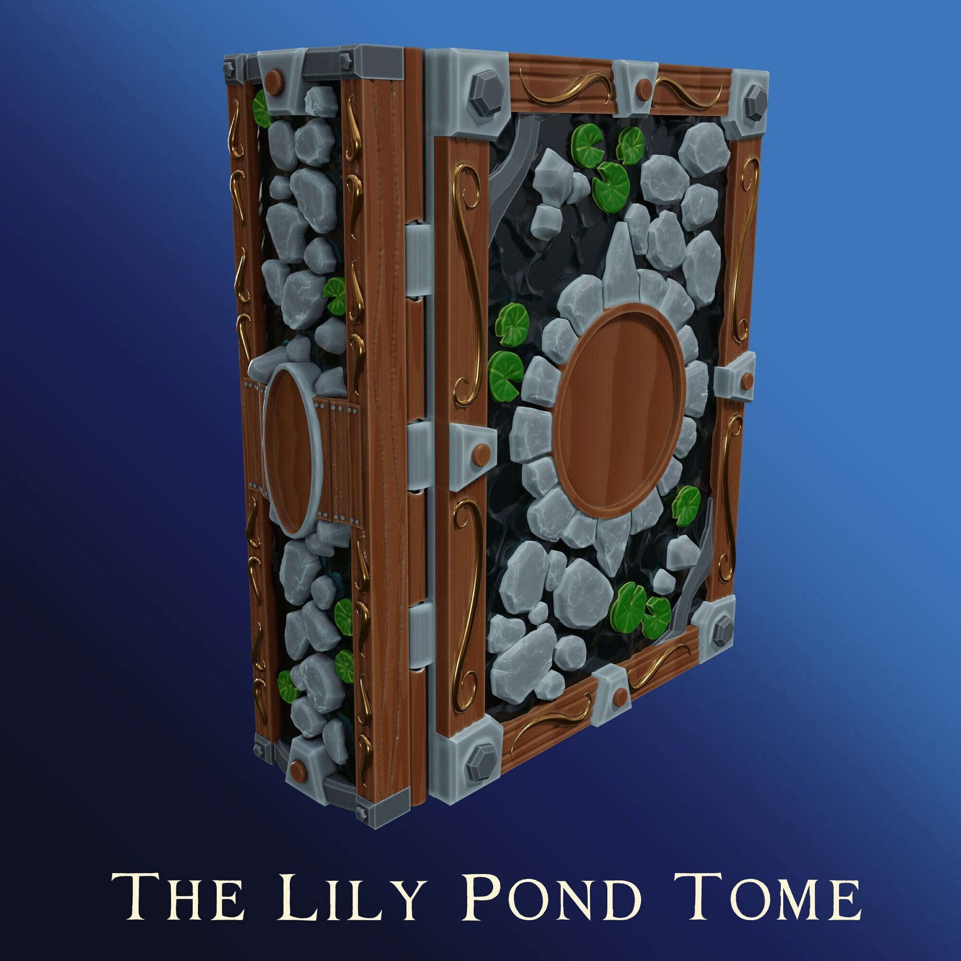 The Librarian's Tome, The Lily Pond | 3D Printed Gaming Storage Accessory | XYKit
