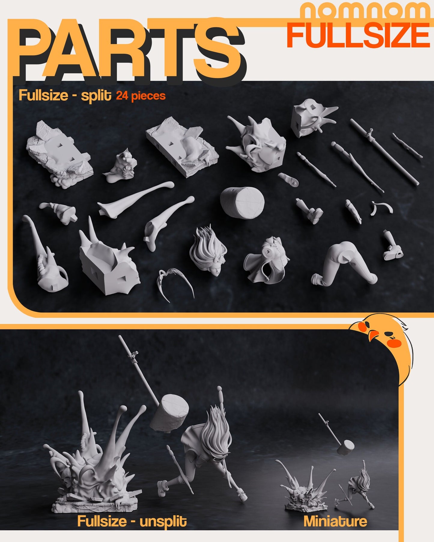 Blood Fiend | Resin Garage Kit Figure Anime Manga Fan Art | Nomnom Figures