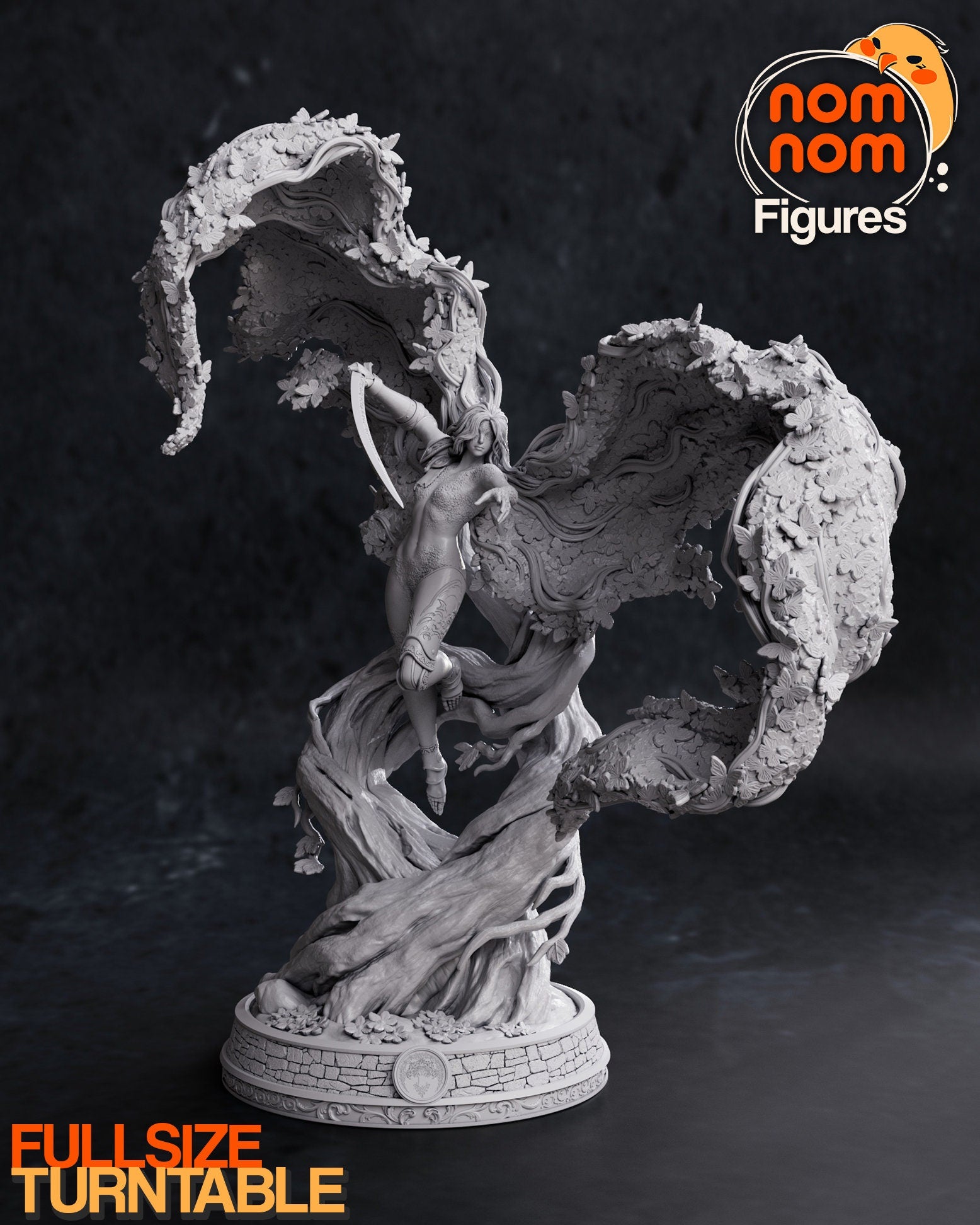 Rotting Scarlet Goddess | Resin Garage Kit Figure Video Game Fan Art | Nomnom Figures