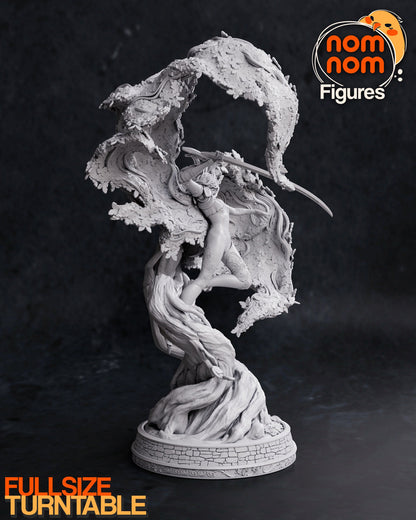 Rotting Scarlet Goddess | Resin Garage Kit Figure Video Game Fan Art | Nomnom Figures