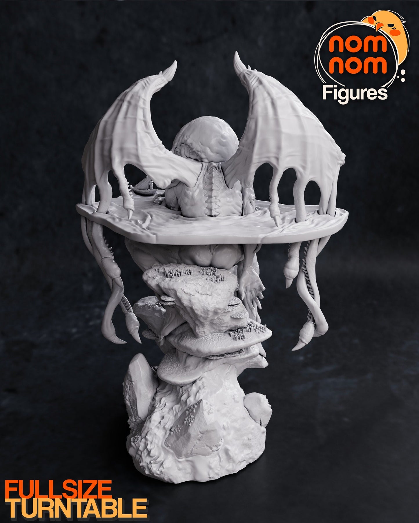 Cthulhu Mythos | Resin Garage Kit Figure Book TTRPG Fan Art Statue | Nomnom Figures