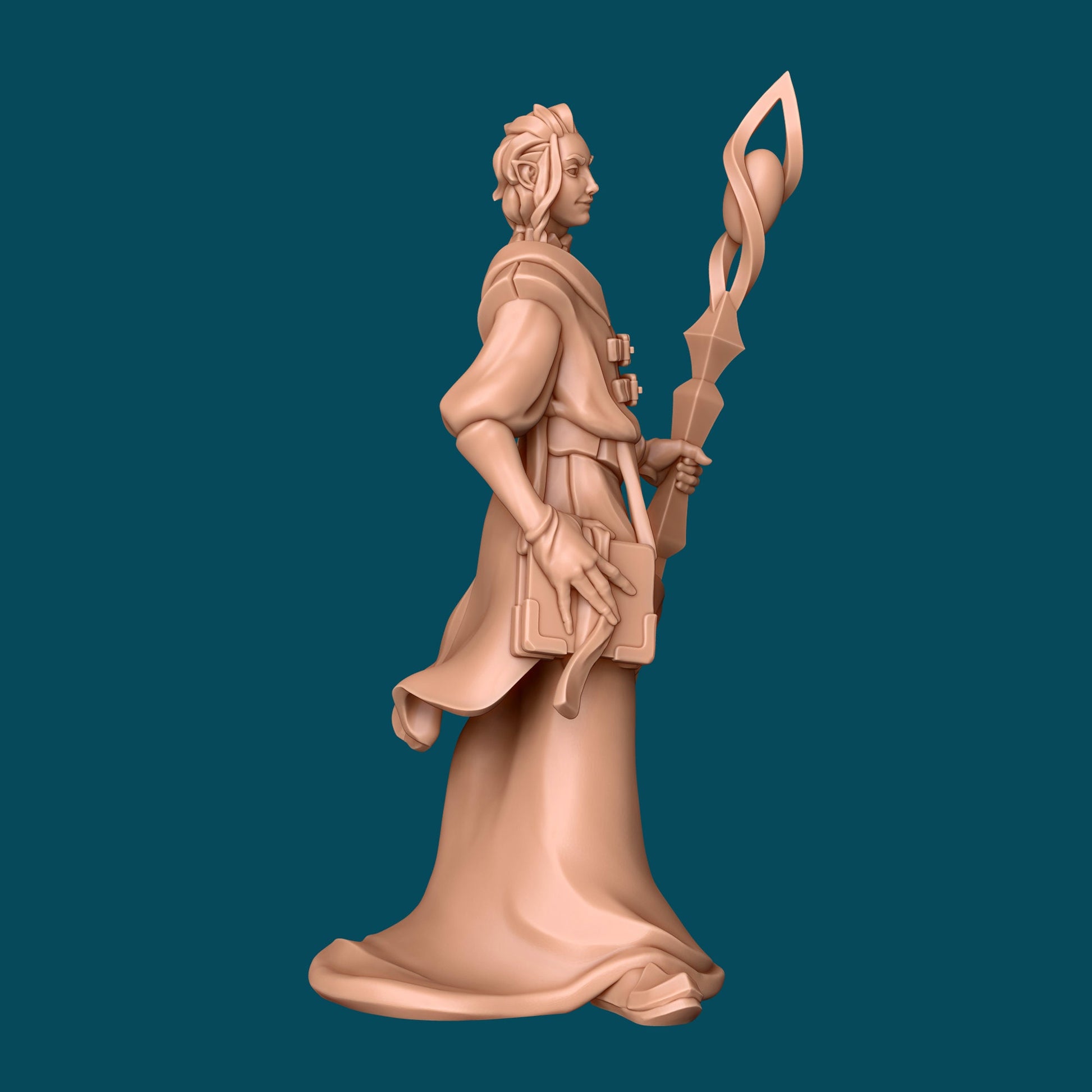 Tylo, a One-Armed Mage | D&D TTRPG Miniature | Awkward Penguin Minis