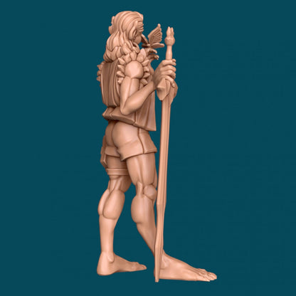 Matty the Bat-Shifter Barbarian | D&D TTRPG Miniature | Awkward Penguin Minis