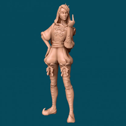 Moonshine a Circus Rogue | D&D TTRPG Miniature | Awkward Penguin Minis